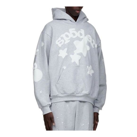 Sp5der Hoodie Beluga – Black Label, Designer Streetwear Sz L - Picture 8 of 11